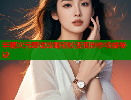 半糖次元赚钱攻略轻松变现创作收益秘诀 半糖次元赚钱攻略轻松变现创作收益秘诀