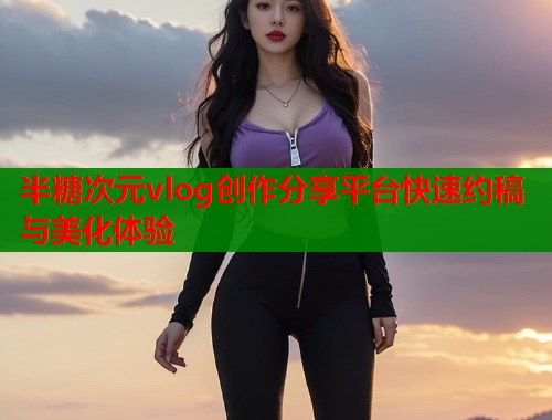 半糖次元vlog创作分享平台快速约稿与美化体验